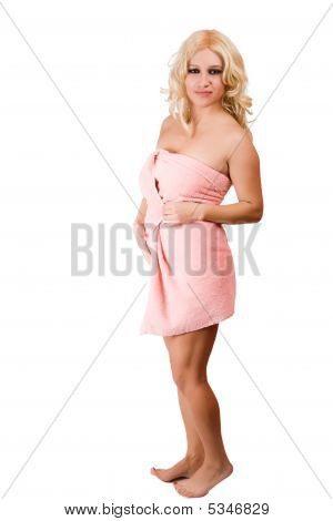 Blonde vrouw