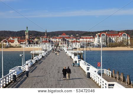 Pier In Sopot