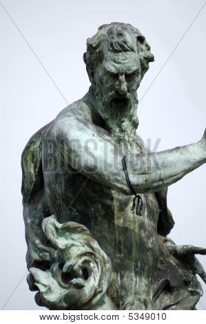 Fontanna Neptuna w Poznaniu na Starym rynku