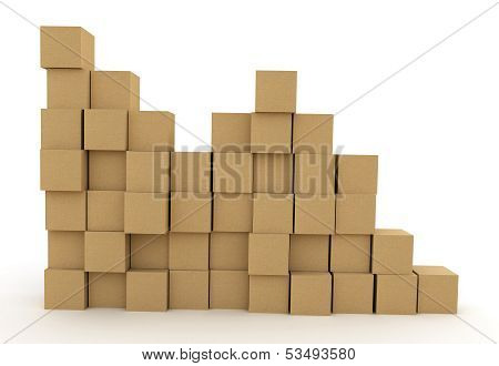 Pile Of Cardboard Boxes