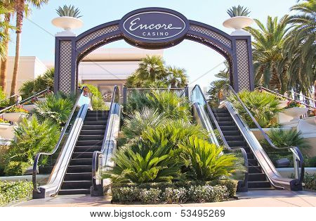Entrance In Hotel And Casino  In Las Vegas, Nevada.