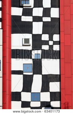 wall of incineration plant
