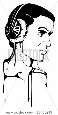 Man with Headphones