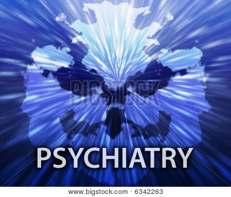 Psychiatria Kleks tło