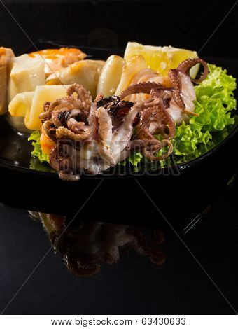 Seafood Shashlik