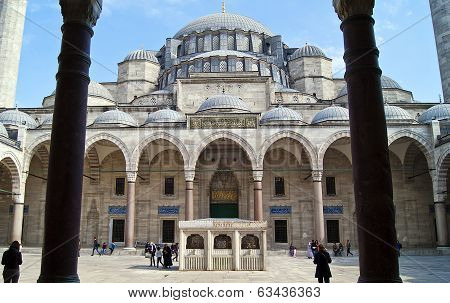 Suleymaniye mosque in Istanbul, Turkey