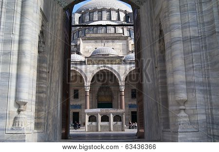 Suleymaniye mosque in Istanbul, Turkey