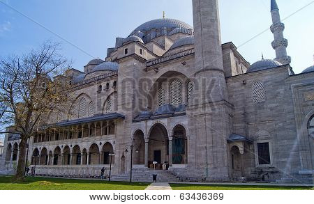 Suleymaniye mosque in Istanbul, Turkey