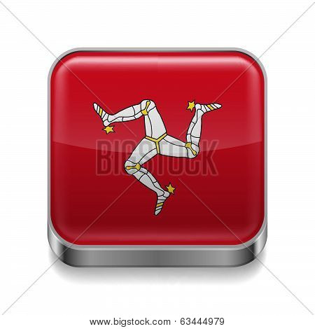 Metal  icon of Isle of Man