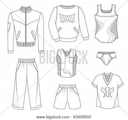 Man Set Tricot Clothes