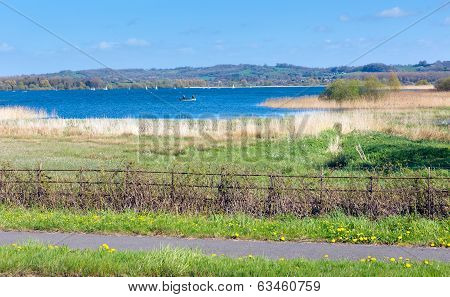Chew Valley Lake and reservoir Somerset England UK