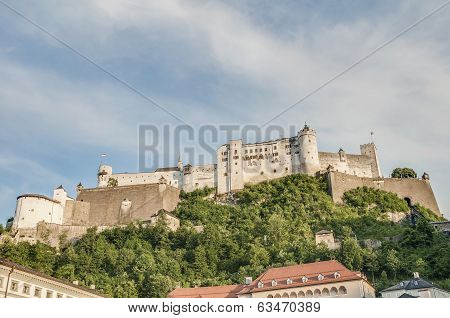 Hohensalzburg Castle (festung Hohensalzburg) At Salzburg, Austri