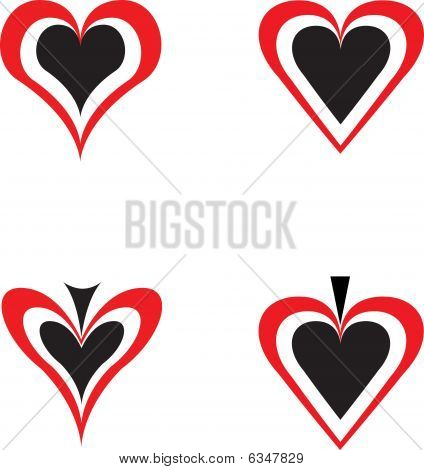 Casino poker symbol.