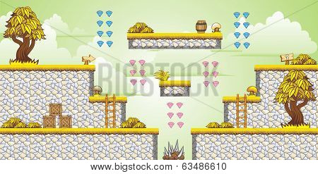 2D Tileset Platform Game