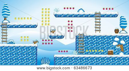 2D Tileset Platform Game