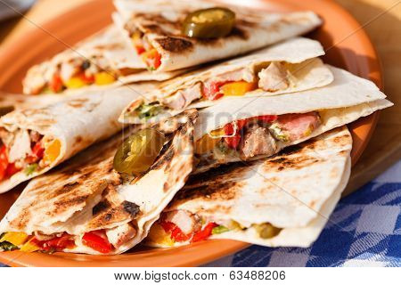 tortilla with vegetables