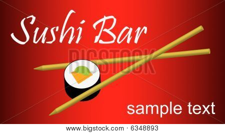 Sushi Bar visitkort