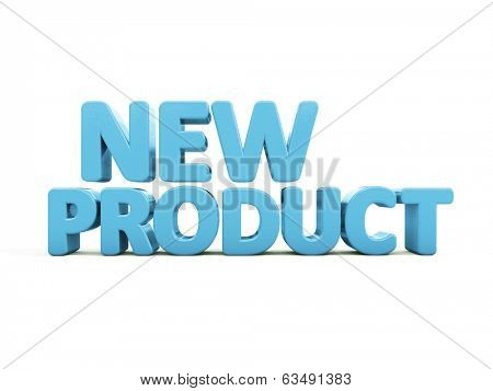New Product icon on a white background. 3D illustration