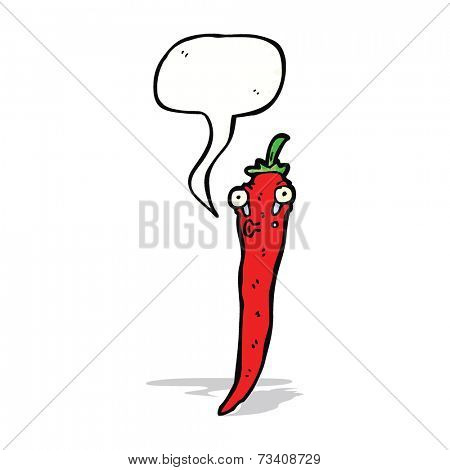 cartoon chilli pepper