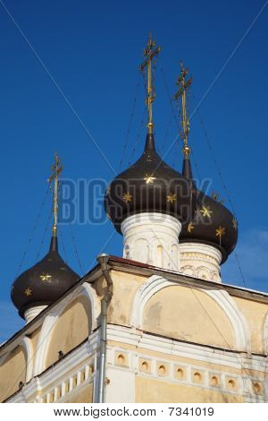 Oude orthodoxe Kerk In Vologda, Rusland