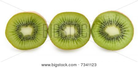 Kiwi isoleret på hvid baggrund