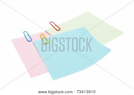 olorful of paper notes