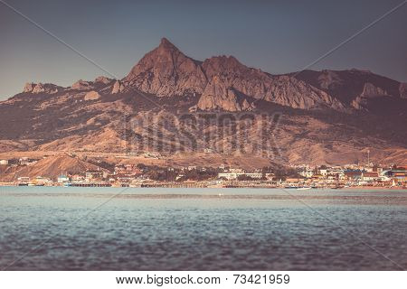 beautiful sealandscape in Crimea, Ukraine