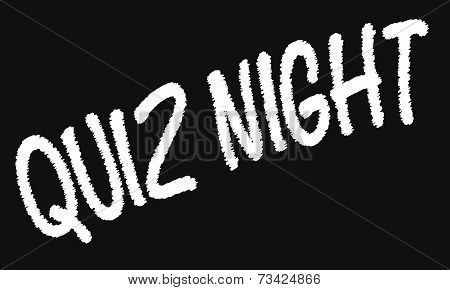 Quiz Night Blackboard