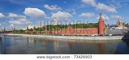 Panoramic View Of Moscow Kremlin
