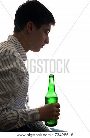 Teenager In Alcohol Addiction