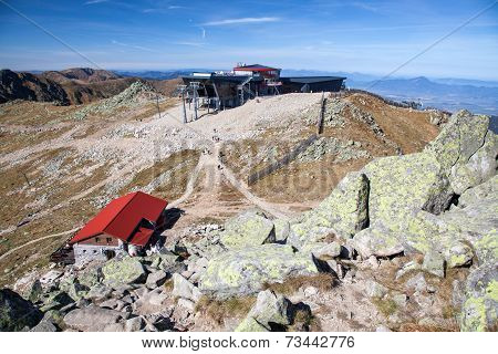 Ropeway Funitel at Low Tatras, Slovakia