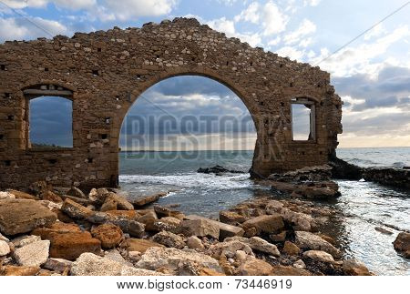 Ruins Of Factory, Avola, Sicily (italy)