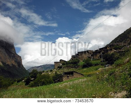 The Deserted Himalayan Village Of Upper Pisang