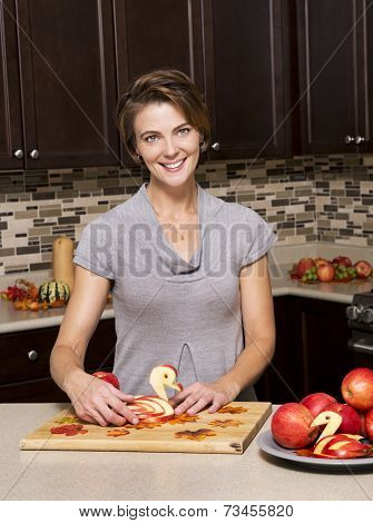 Woman With Apples
