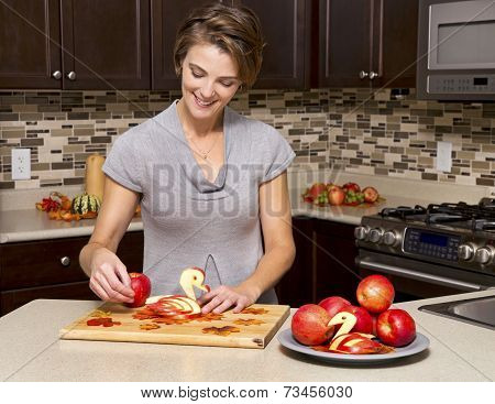 Woman With Apples