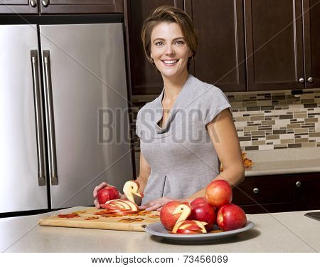 Woman With Apples