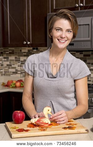 Woman With Apples