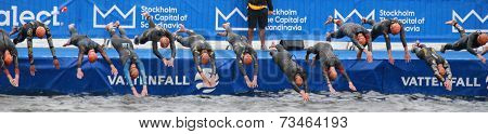 Triathlon, The Start, Swimming, Men