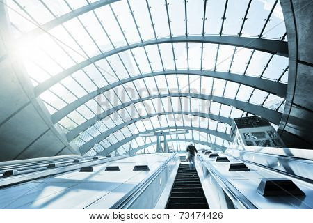Canary Wharf metro Station, London, England, UK 
