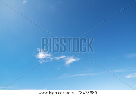 Blue And White Sky