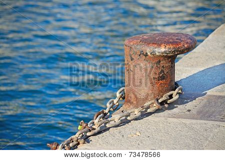 Rusty Bollard