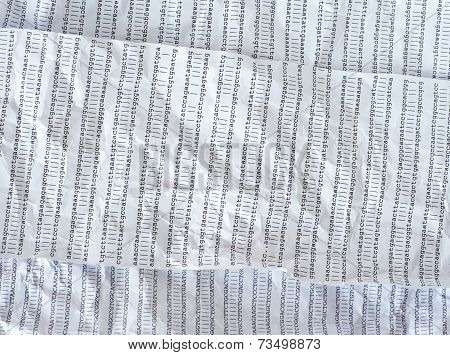 Crumpled DNA sequence