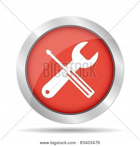 Repair Icon. Service  Simbol. Tools Singn. Flat Design Style.