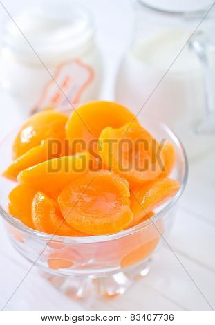 half of apricots