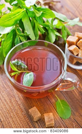 tea with mint