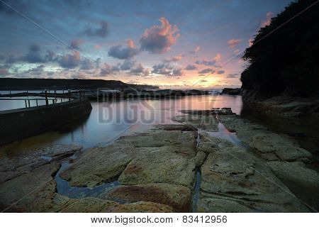 Cotton Candy Sunrise At Malabar, Sydney Australia