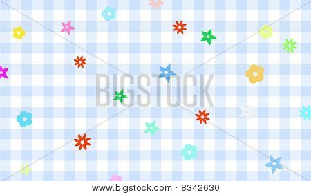 Floral quadratischen Hintergrund