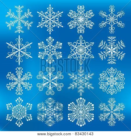Snowflake Vectors Icons