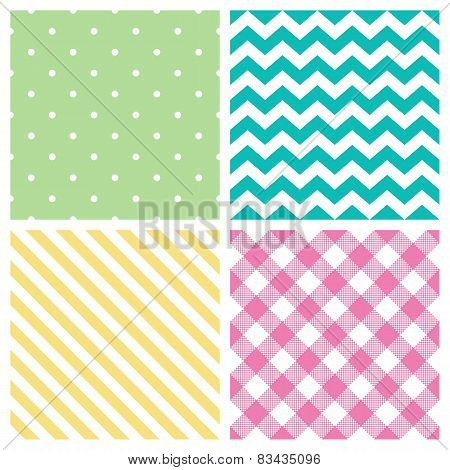 Seamless Abstract Pattern Set