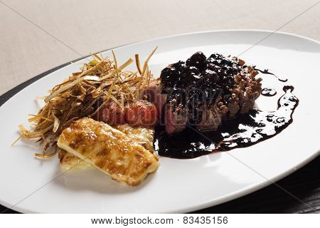 Steak With Sauce